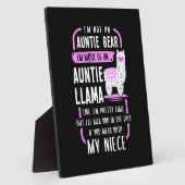 Auntie Llama Fotoplatte (Seite)