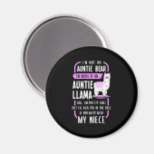 Auntie Llama Magnet (Vorderseite/Rückseite)