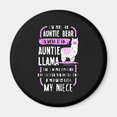 Auntie Llama Magnet (Vorne)