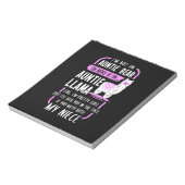 Auntie Llama Notizblock (Rotiert)
