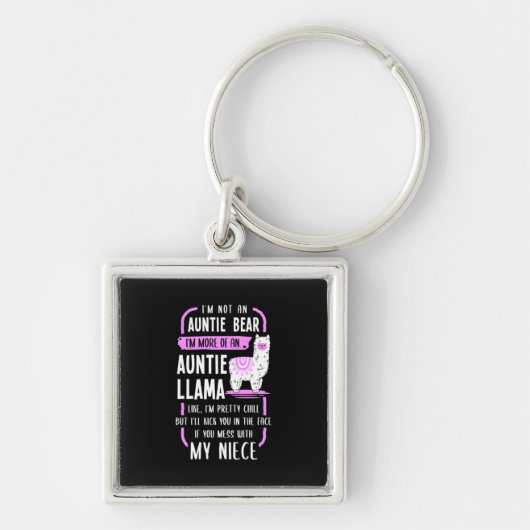 Auntie Llama Schlüsselanhänger (Vorne)