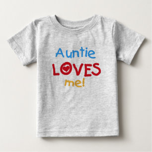 Auntie Loves Me Baby T-shirt