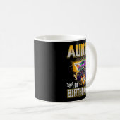 Auntie Of The Birthday Boy Monster Truck Birthday Kaffeetasse (VorderseiteRechts)