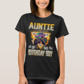 Auntie Of The Birthday Boy Monster Truck Birthday T-Shirt (Vorderseite)