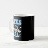 Auntie Of The Birthday Girl Snowflakes Winter Chri Kaffeetasse (Vorderseite Links)