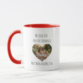 Auntie Photo Heart  Tasse (Links)