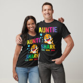 Auntie Shark Auntie Shark Lover Familienmutter Da T-Shirt (Unisex)