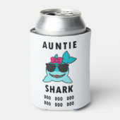 AUNTIE SHARK DOO DOO DOO DOSENKÜHLER (Kanne Vorderseite)