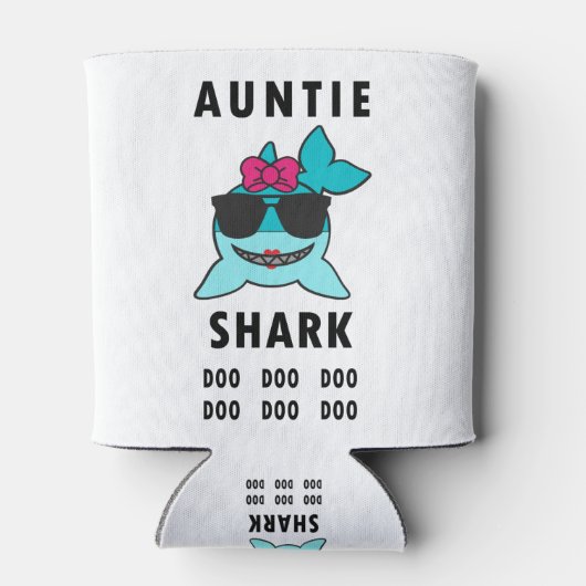 AUNTIE SHARK DOO DOO DOO DOSENKÜHLER (Rückseite)