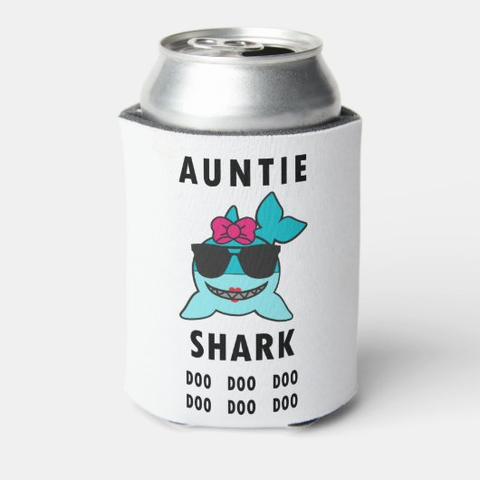 AUNTIE SHARK DOO DOO DOO DOSENKÜHLER (Kanne Rückseite)