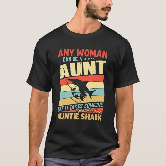 Auntie Shark Shirt (Vorderseite)