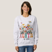 Auntie Sweatshirt, Custom, Promoted to Aunt Sweatshirt (Vorne ganz)