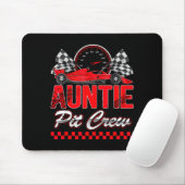 Auntie T Crew Racing Family Race Car Birthday Boy Mousepad (Mit Mouse)