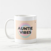 Auntie Vibes Mug – Pastel Abstract Aesthetic Kaffeetasse (Links)