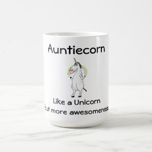 Auntiecorn Unicorn Kaffeetasse