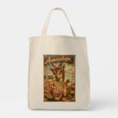 Auntielope Tote Bag Tragetasche (Rückseite)