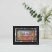 Auntielosa elegantes berufliches visitenkarte (Stehend Vorderseite)