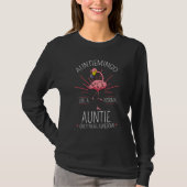 Auntiemingo Auntie Flamingo Tante Tita Tia Faunty  T-Shirt (Vorderseite)