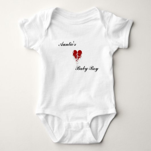 Auntie's Boy onsie Baby Strampler (Vorderseite)