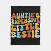 Auntie's Expensive Little Ie, Funny New Aunt Nephe Fleecedecke (Vorderseite)