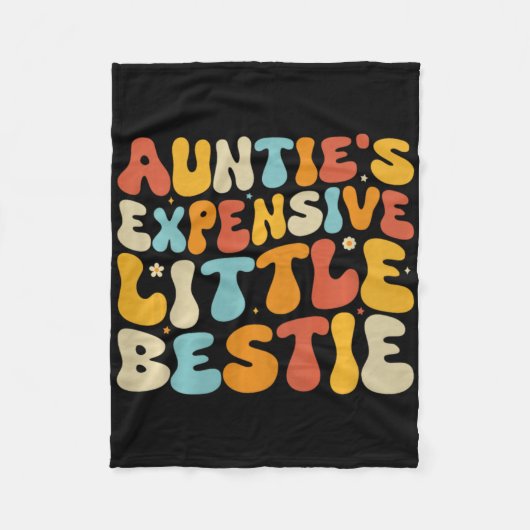 Auntie's Expensive Little Ie, Funny New Aunt Nephe Fleecedecke (Vorderseite)