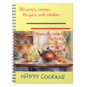 @Auntie's Kitchen Recipes Spiral Notebook Notizblock (Vorderseite)