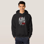 Auntiesaurus Dinosaur Rex Muttertagsmatte Hoodie (Vorne ganz)