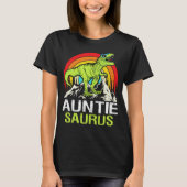 Auntiesaurus Dinosaur T Rex Auntie Saurus Funny Au T-Shirt (Vorderseite)
