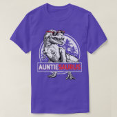Auntiesaurus T rex Auntie Saurus Dinosaur Women Au T-Shirt (Design vorne)