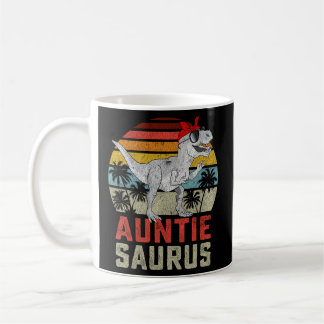 Auntiesaurus T Rex Dinosaur Auntie Saurus Family Kaffeetasse