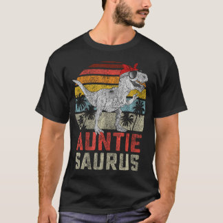 Auntiesaurus T Rex Dinosaurier Auntie Saurus Famil T-Shirt