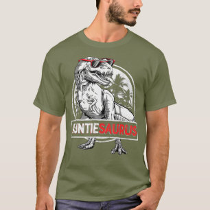 Auntiesaurus T Shirt T rex Tuntie Saurus Women