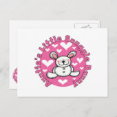 AUNTIESNUGGLEBUNNY.png Postkarte (Vorne/Hinten)