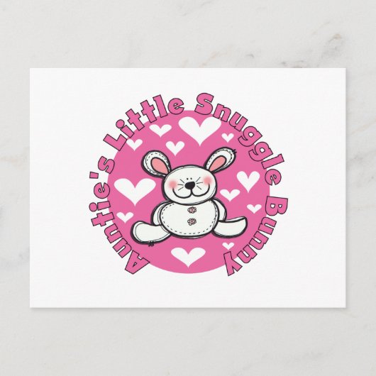 AUNTIESNUGGLEBUNNY.png Postkarte (Vorderseite)