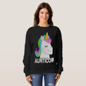Aunts, funny unicorn, aunt family, aunt sweatshirt (Vorne ganz)