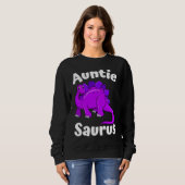 Auntsaurus Aunt Dinosaur  Dino Sweatshirt (Vorne ganz)