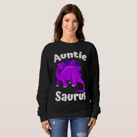 Auntsaurus Aunt Dinosaur  Dino Sweatshirt (Vorne ganz)