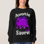 Auntsaurus Aunt Dinosaur  Dino Sweatshirt (Vorderseite)