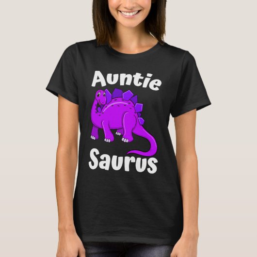 Auntsaurus Aunt Dinosaur Dino T-Shirt (Vorderseite)
