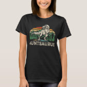 Auntsaurus Dinosaur T Rex Tante Saurus Matching T-Shirt (Vorderseite)