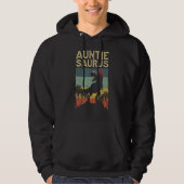 Auntsaurus Rex Dinosaur Aunt Saurus Family Matchin Hoodie (Vorderseite)