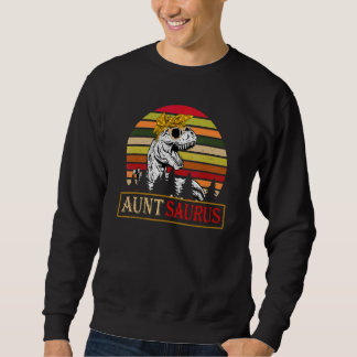 Auntsaurus Rex Dinosaur Tunt Saurus Familienmütter Sweatshirt