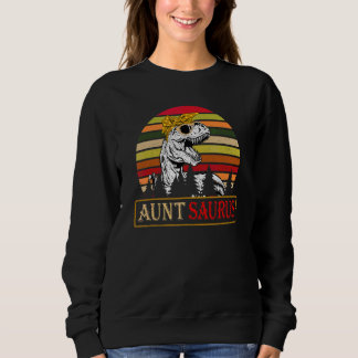Auntsaurus Rex Dinosaur Tunt Saurus Familienmütter Sweatshirt