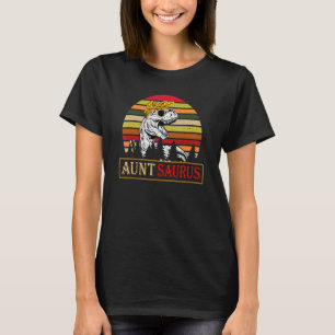 Auntsaurus Rex Dinosaur Tunt Saurus Familienmütter T-Shirt