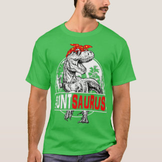 Auntsaurus T rex Dinosaur Tante Saurus Familienmat T-Shirt
