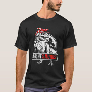 Auntsaurus T Rex Dinosaurier Tante Saurus Mutterta T-Shirt