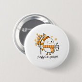 Auntumn Humpty Dumpty hatte einen großen Fall Than Button (Vorne & Hinten)