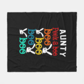 Aunty Bunny Game für Neugierige Kinder Erwachsene Fleecedecke (Vorderseite (Horizontal))