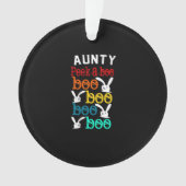 Aunty Bunny Game für Neugierige Kinder Erwachsene Ornament (Vorderseite)