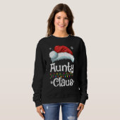Aunty Claus Family Matching Aunty Claus Pajama Xm Sweatshirt (Vorne ganz)